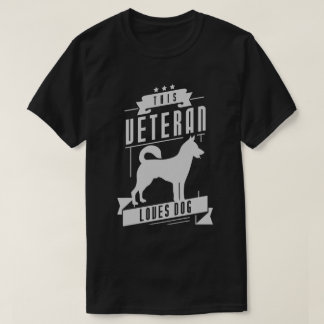 Veteran Loves Dog T-Shirt