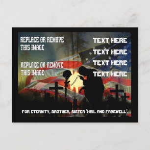 Veteran Memorial Vale of Tears Remembrance Postcard