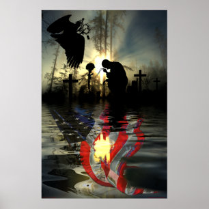 Veteran Memorial Vale of Tears Remembrance Poster