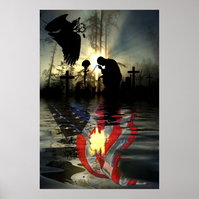 Veteran Memorial Vale of Tears Remembrance Poster (Front)