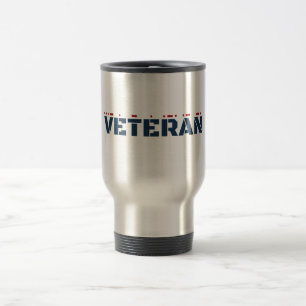 Veteran & Morse Code - Veterans Day Travel Mug