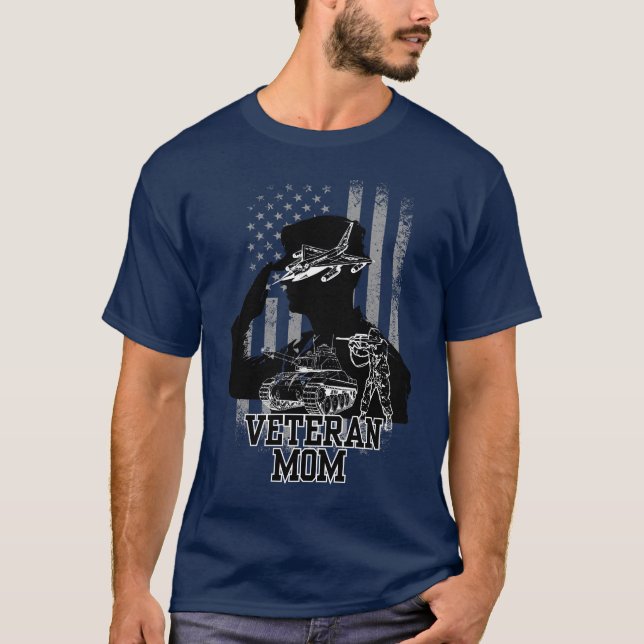 Veteran Mum T-Shirt (Front)