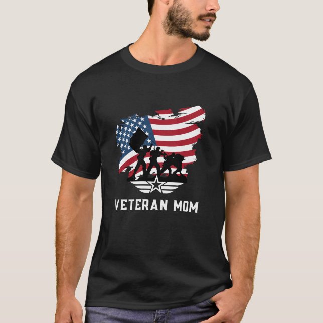 Veteran Mum T-Shirt (Front)