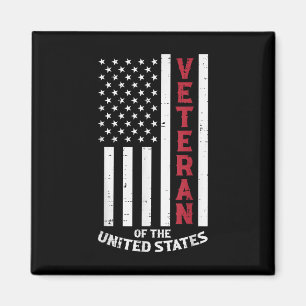 Veteran Of The United States Us Flag Memorial Day Magnet