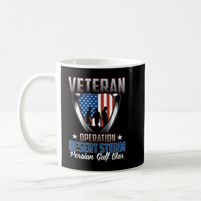Veteran Operation Desert Storm Persian Gulf War  Coffee Mug (Left)