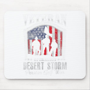 Veteran Operation Desert Storm Persian Gulf War Mouse Mat