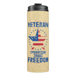 Veteran- Operation Iraqi Freedom Thermal Tumbler