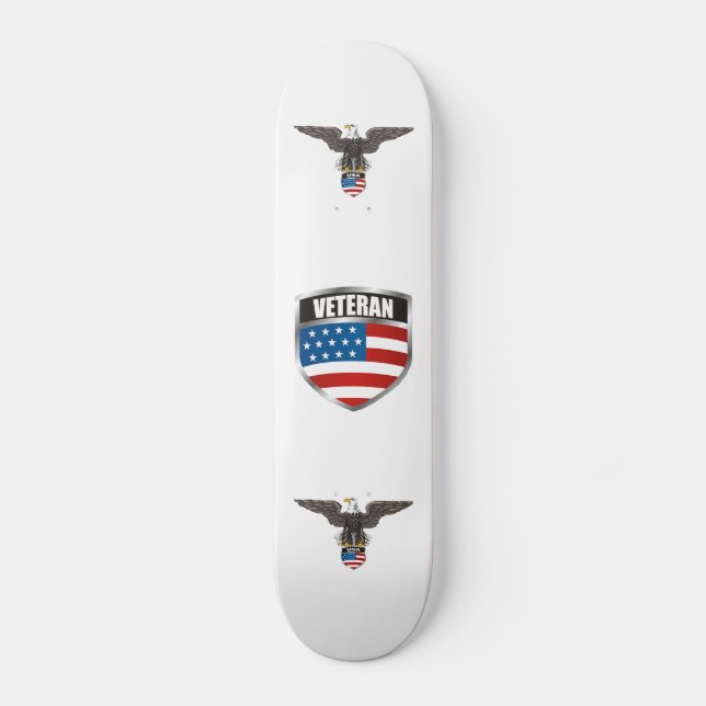 Veteran Patriotic Skateboard (Front)