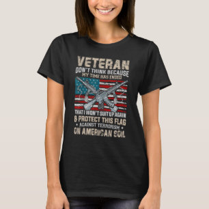 Veteran Protect This Flag Against T-Shirt