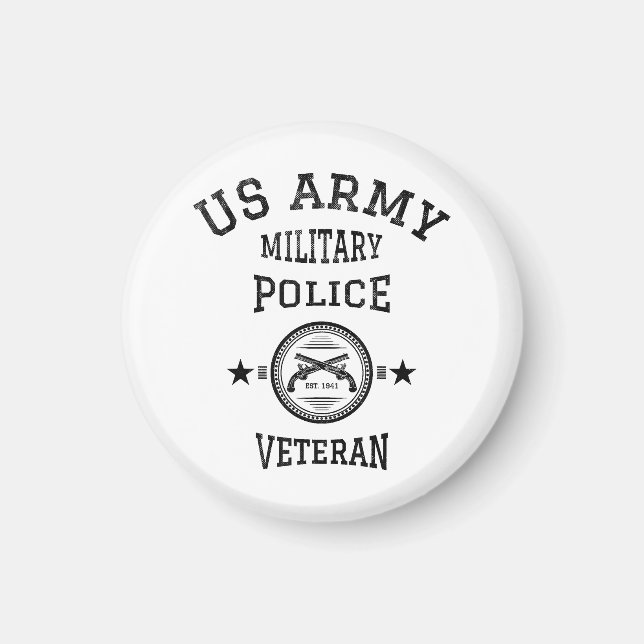 Veteran Retired Police Officer Magnet (Front)