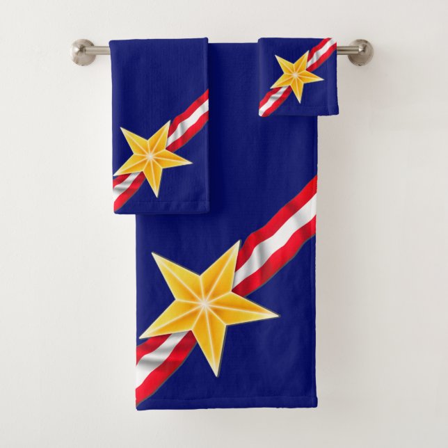 Veteran Star Bath Towel Set (Insitu)