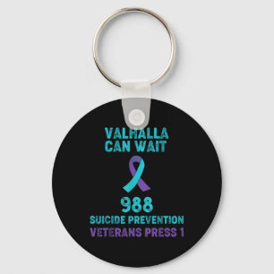Veteran Suicide Awareness - 988 - Suicide Preventi Key Ring