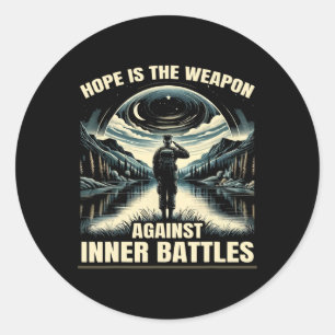 Veteran Suicide Awareness Mental Health Military S Classic Round Sticker