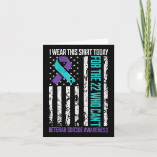 Veteran Suicide Prevention Suicide Awareness Crisi Card
