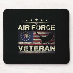 Veteran Us Air Force - American Betsy Ross Flag Mouse Mat