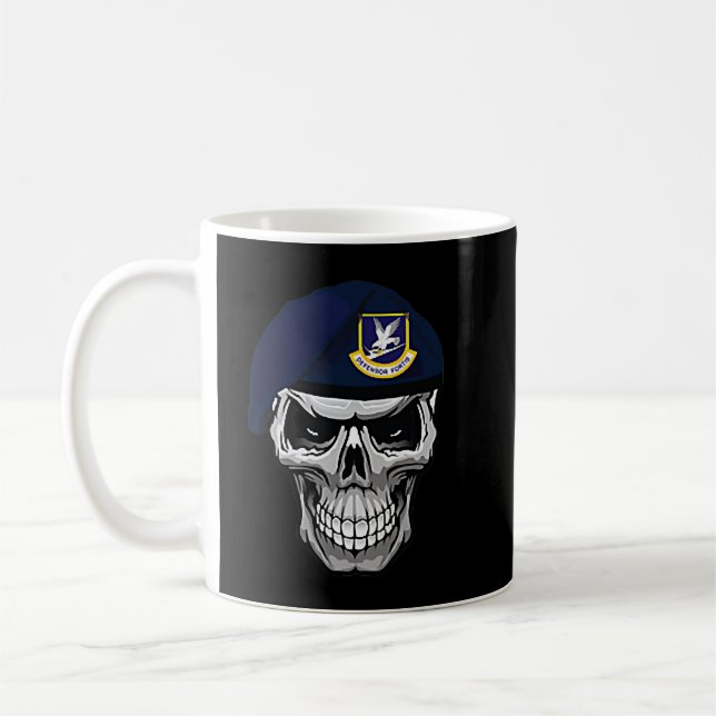 Veteran US Air Force American Flag Veterans T-Shir Coffee Mug (Left)