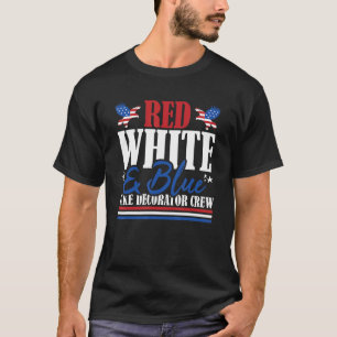 Veteran US Flag Red White & Blue Cake Decorator Cr T-Shirt