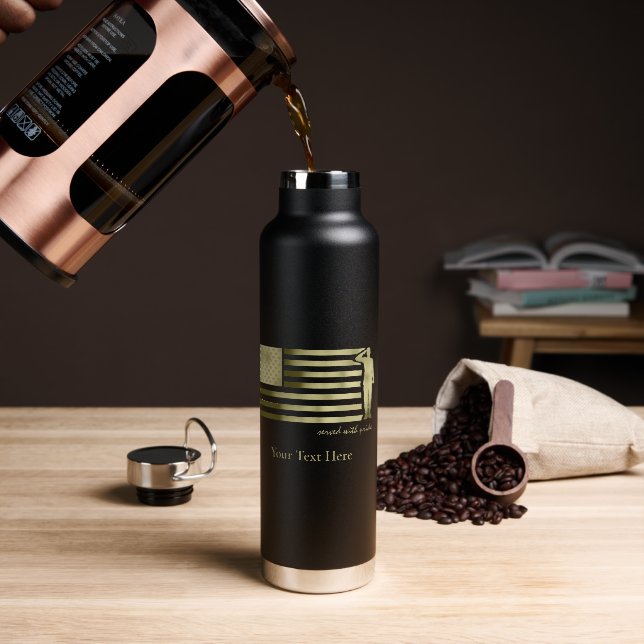 Veteran Water Bottle (Coffee)