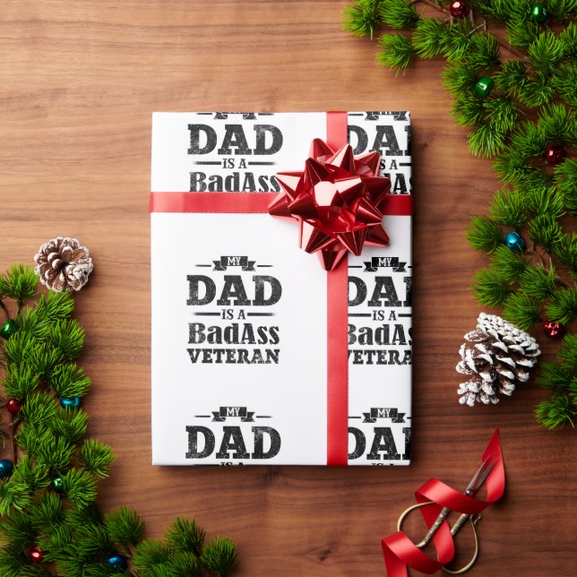 Veteran     wrapping paper (Holiday Gift)
