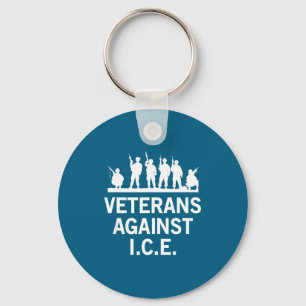 Veterans Against Ice Key Ring
