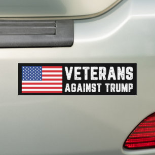 Veterans Against Trump Anti-Trump Bumper Sticker
