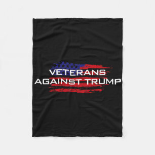 Veterans Against Trump - Anti-trump Fleece Blanket
