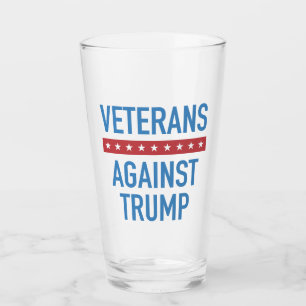 Veterans Against Trump Glass