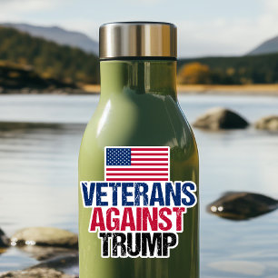 Veterans Against Trump Political American Flag