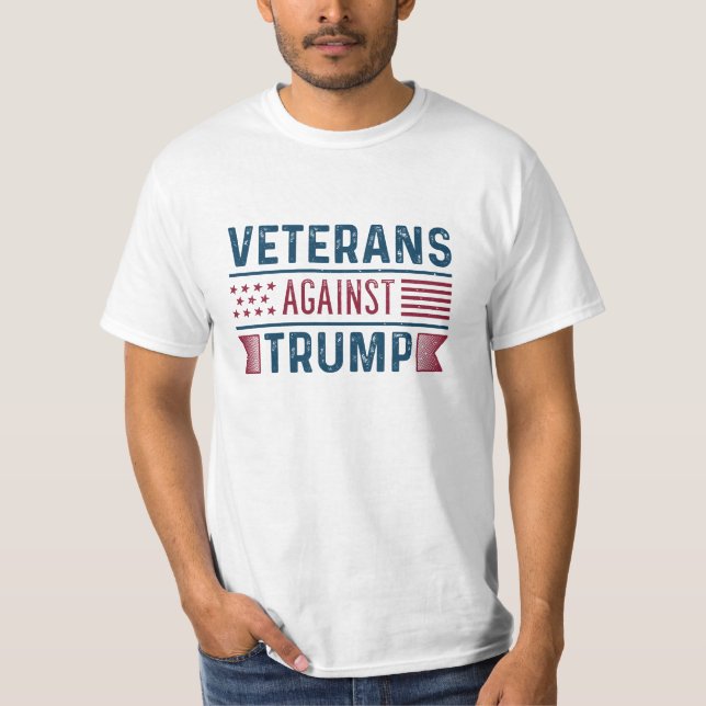 Veterans Against Trump T-Shirt (Front)