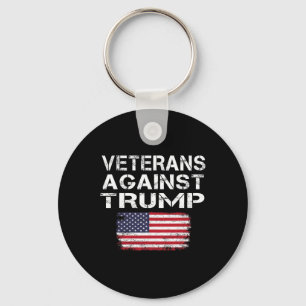 Veterans Against Trump Tee Military Vets Against T Key Ring