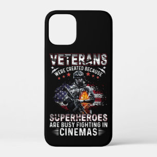 Veterans Because Superheroes Busy in Cinemas   iPhone 12 Mini Case