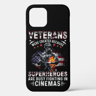 Veterans Because Superheroes Busy in Cinemas   iPhone 12 Pro Case