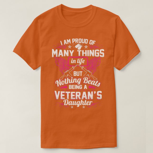 Veterans Daughter1  T-Shirt (Design Front)