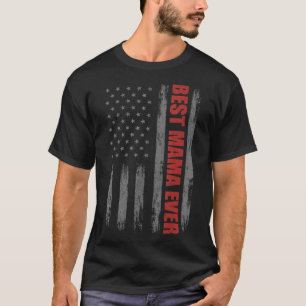 Veterans Day American Flag Mama 4th Of July Grand T-Shirt