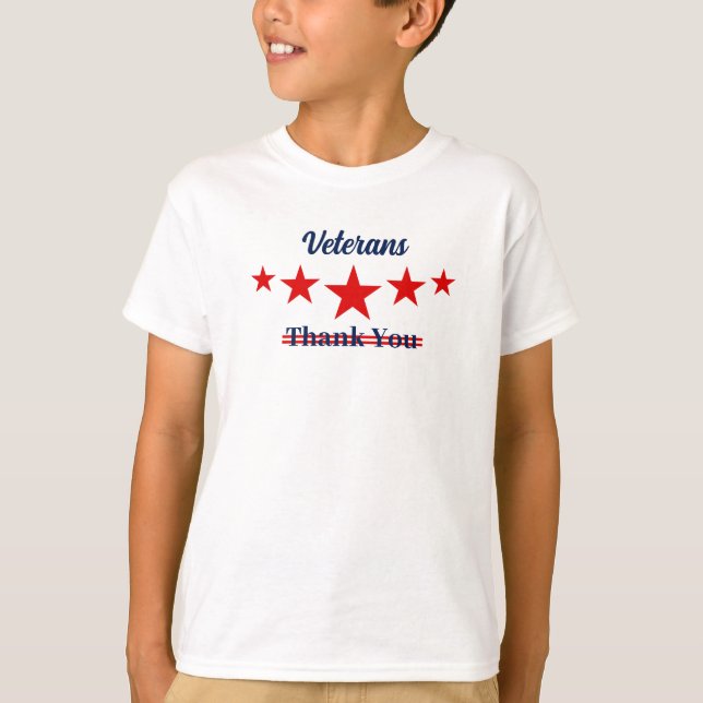 Veterans Day Boy T-Shirt (Front)