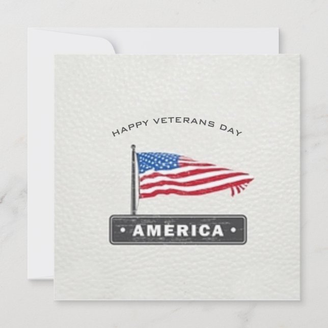 Veterans Day card (Front)