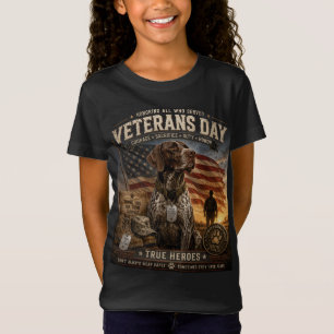 Veterans Day German Shorthaired Pointer T-Shirt