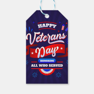 Veterans Day  Gift Tags