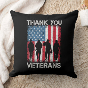Veterans Day Gifts Thank You Veterans Proud Cushion