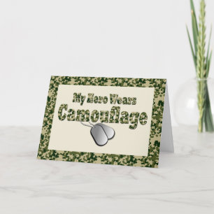 Veterans Day greeting card for a special hero