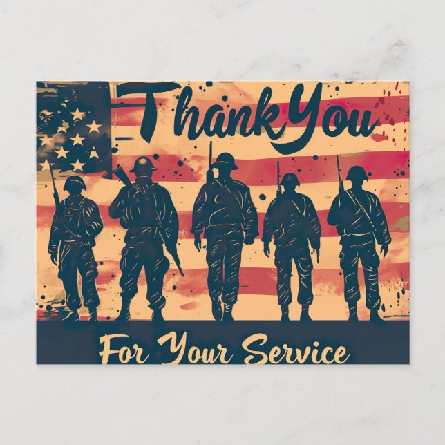 Veterans Day Holiday Postcard (Front)