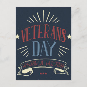 Veterans Day  Holiday Postcard