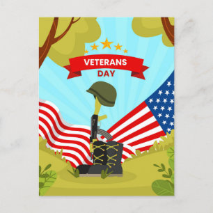 Veterans Day  Holiday Postcard