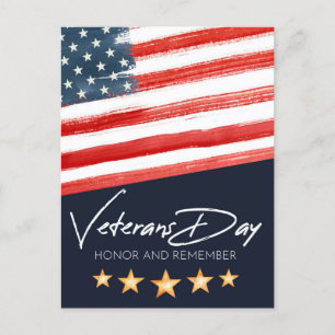 Veterans Day  Holiday Postcard