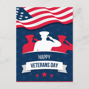 Veterans Day  Holiday Postcard