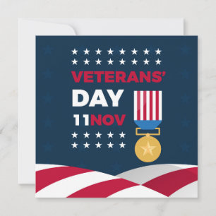 Veterans Day - Honoring all who served  Holiday Card