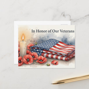 Veterans Day - Honoring all who served Postcard