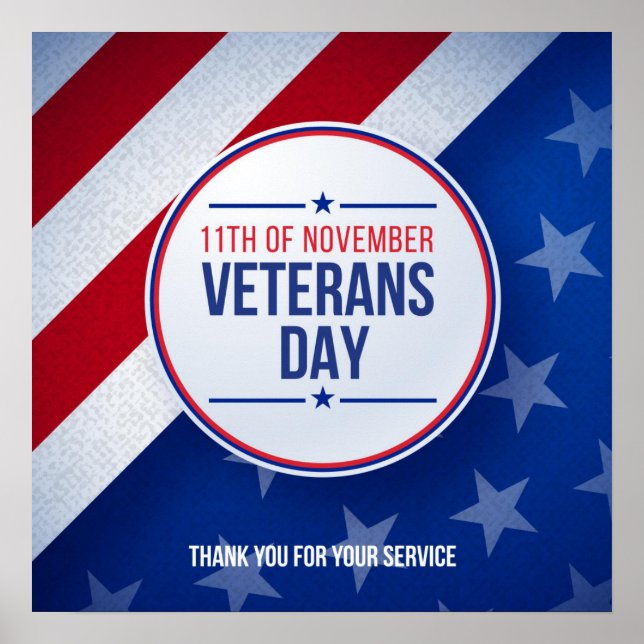 Veterans Day - Honouring all who served  Poster (Front)