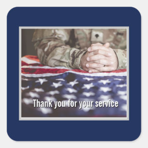 Veterans Day - Honouring all who served  Square Sticker