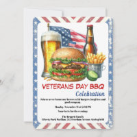 Veterans Day Invitation | Honouring Heroes BBQ